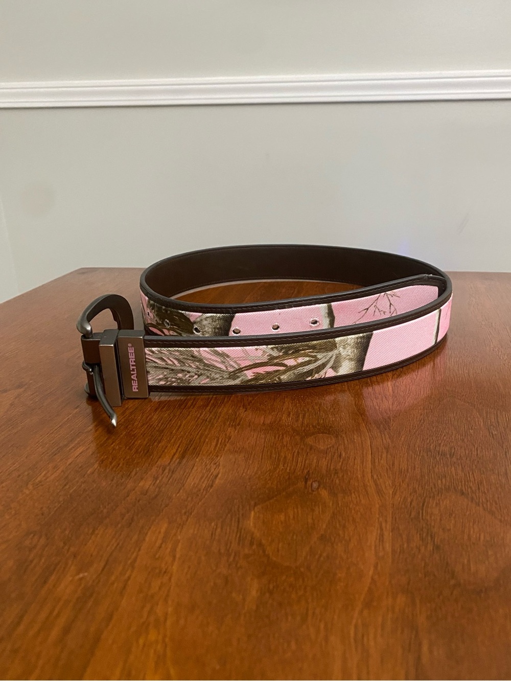 Women’s Real Tree Pink Camo Belt - M